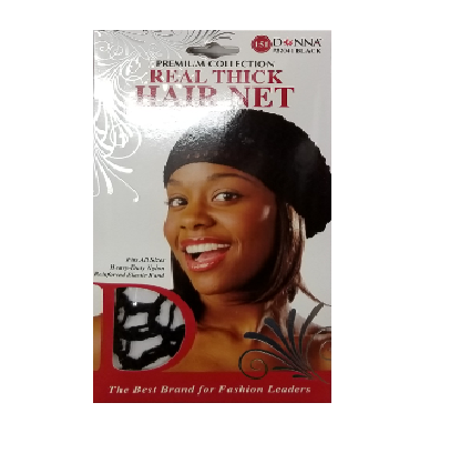 DONNA REAL THICK HAIR NET BLACK#22041 - Rosalee Beauty DONNA REAL THICK HAIR NET BLACK#22041 - Rosalee Beauty